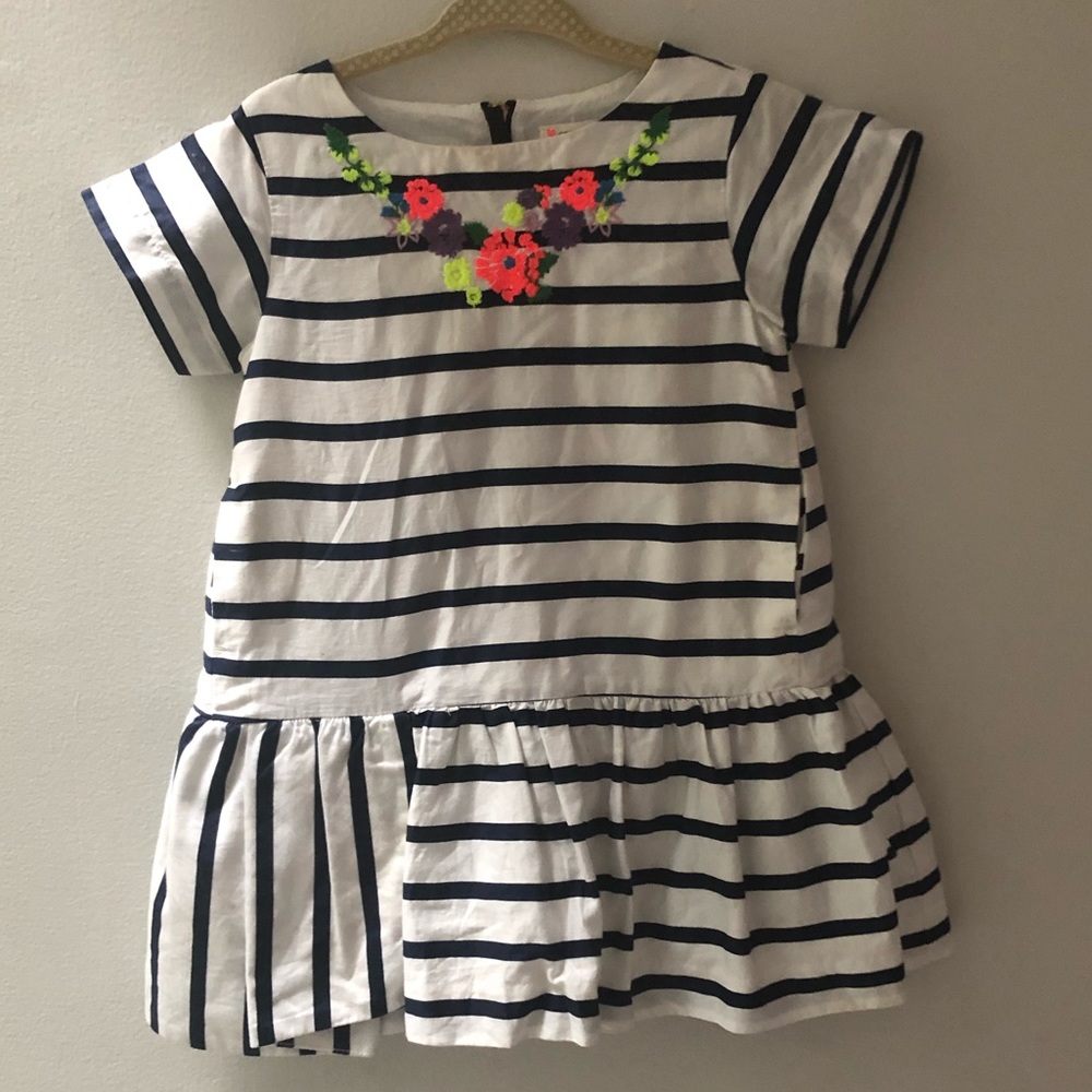 JCrew striped floral dress